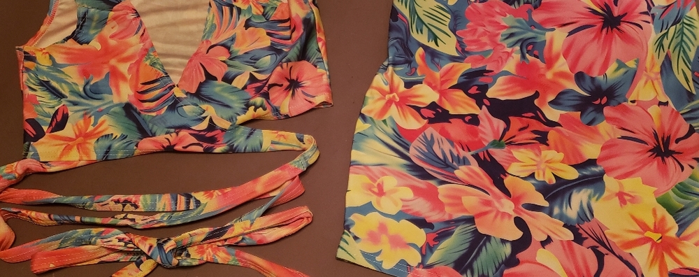 Floral 2 piece outfit